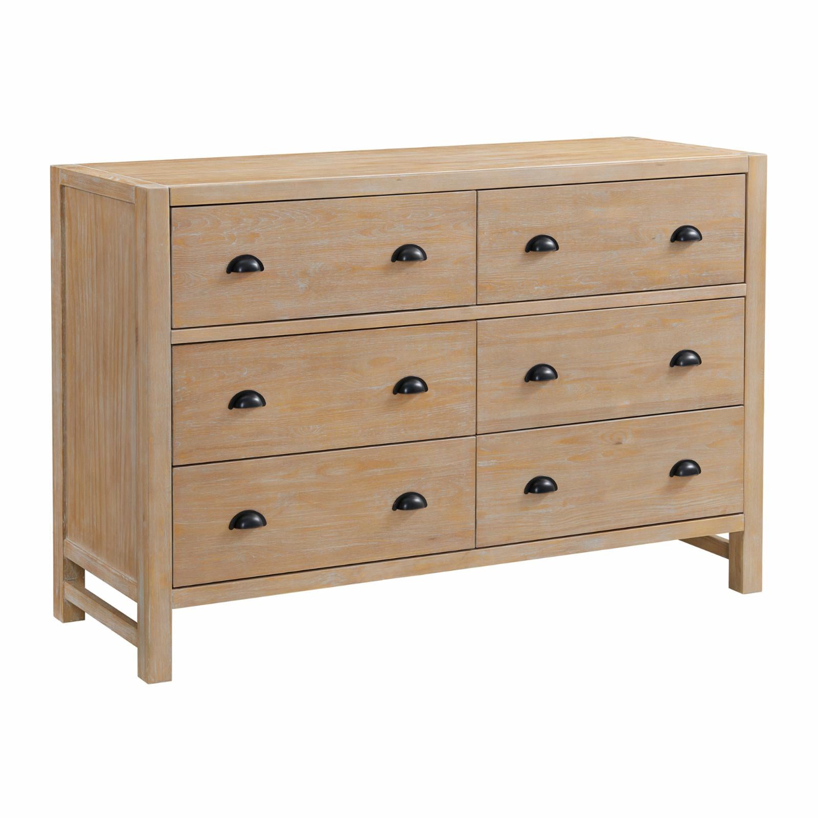 Alaterre Furniture Arden 6-Drawer Wood Double Dresser