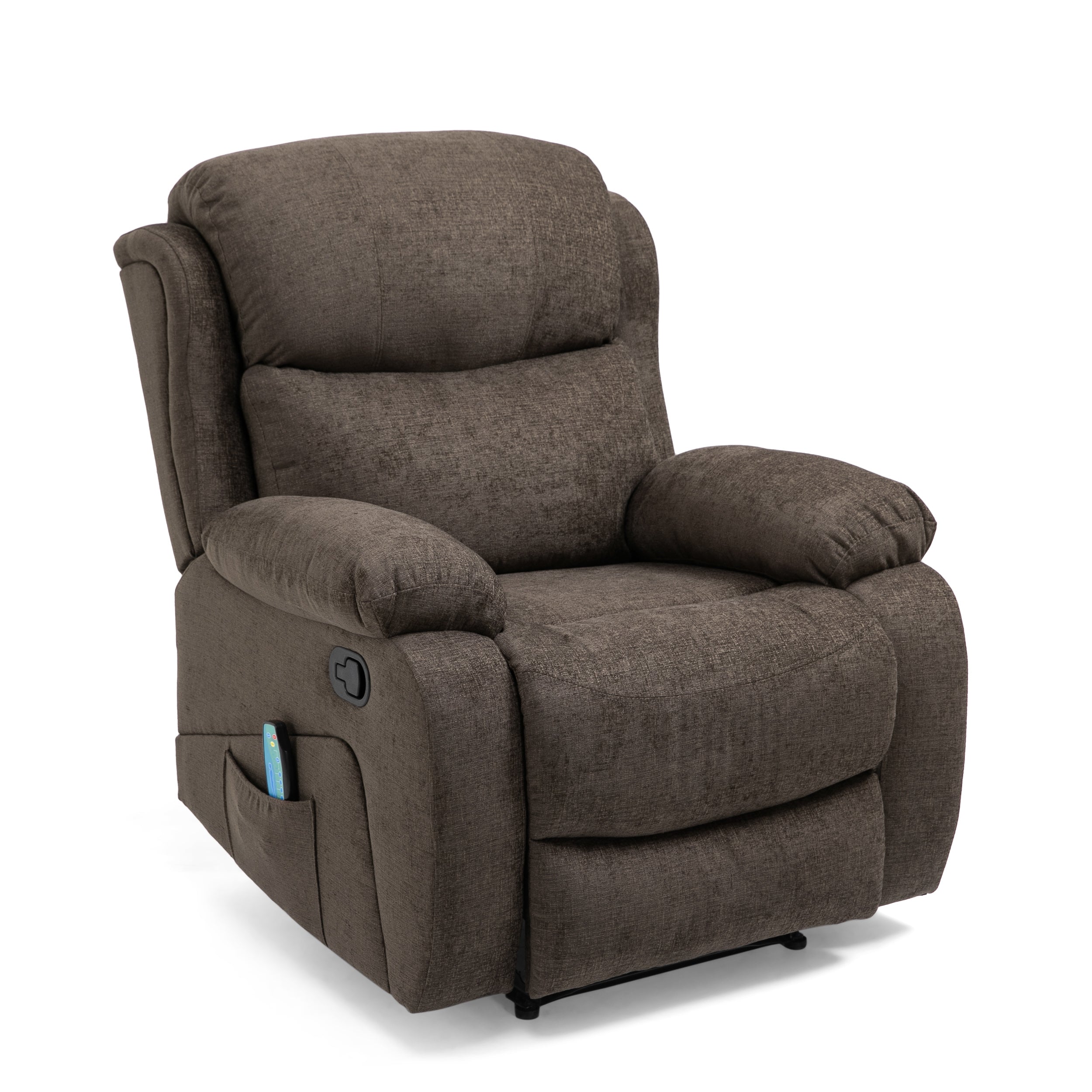 Cuthbert Contemporary Pillow Tufted Massage Recliner