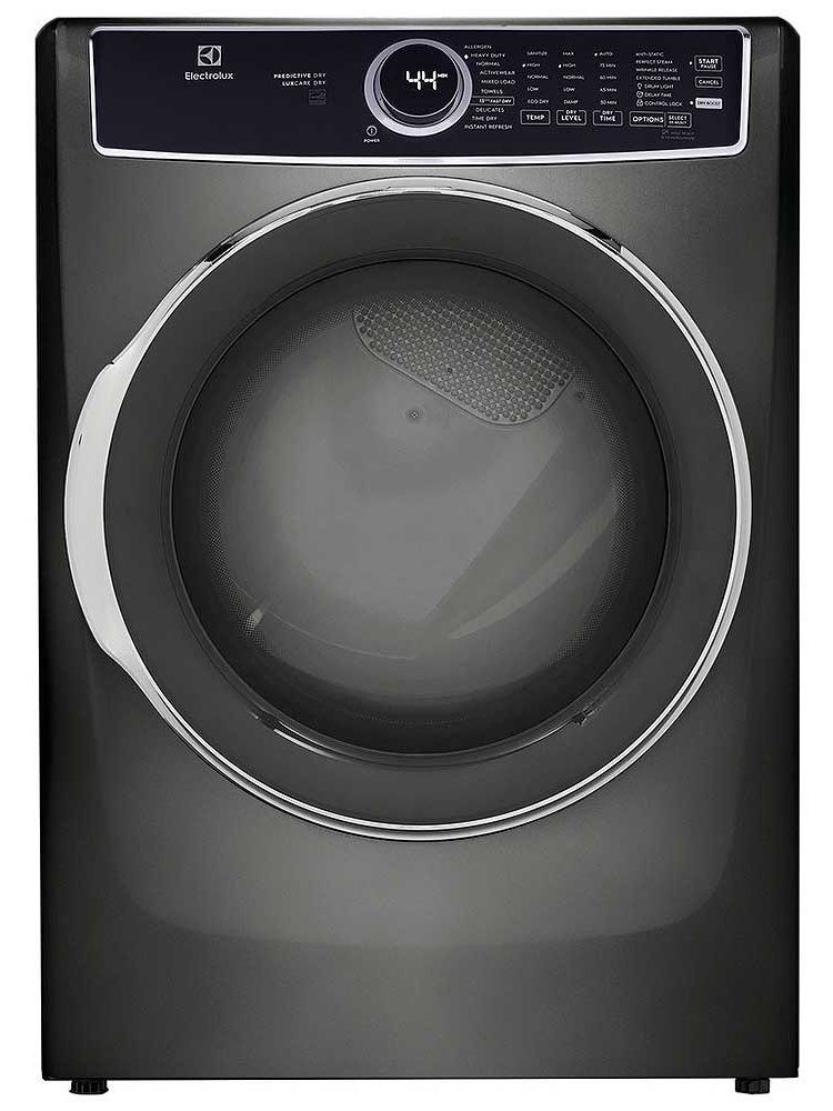 Electrolux 8 Cu. Ft. Titanium Front Load Perfect Steam Gas Dryer With Predictive Dry And Instant Refresh