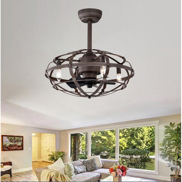 Industrial Ceiling Fan Light Kit for Living Room Bedroom Kitchen Shopping - The Best Deals on Ceiling Fans | 41080602