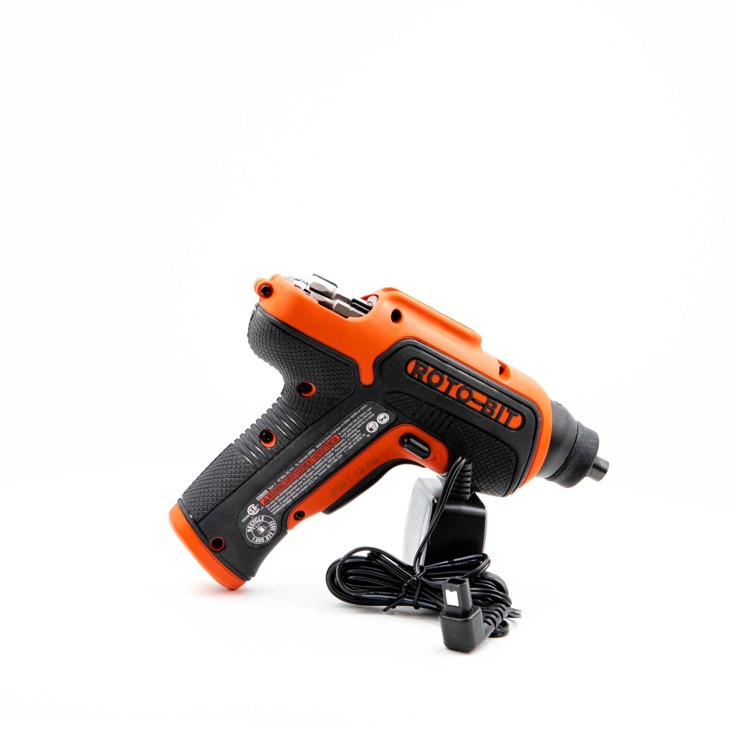 4V Max* Cordless Screwdriver With Bit Storage