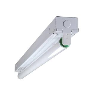 NICOR 3 ft. 25-Watt Single Row T8 Fluorescent White Linear Strip Light Fixture 10391EB