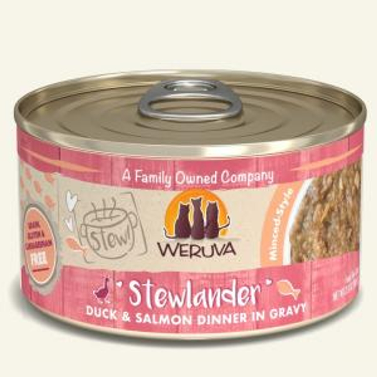 Weruva Cat Stewlander Duck/Salmon， 5.5oz