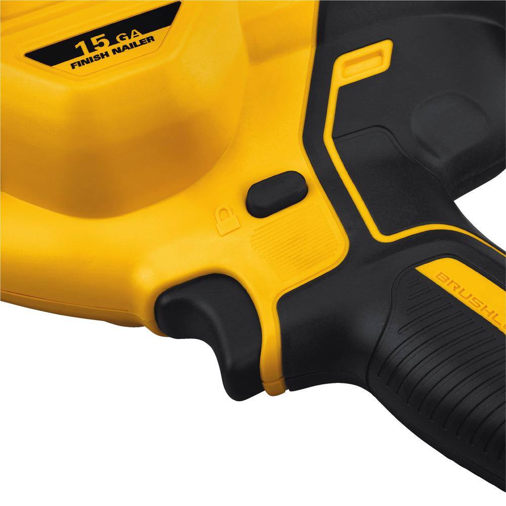 DEWALT DCN650D1 20V MAX XR Lithium-Ion Cordless 15-Gauge Finish Nailer