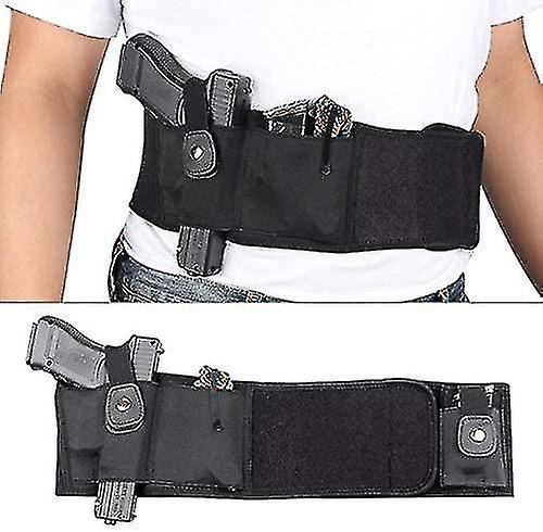 Hunting Belly Band Holster Neoprene Gun Holster Waist Concealed Carry Tactical For G1ock 19 Beretta Pistol Revolver