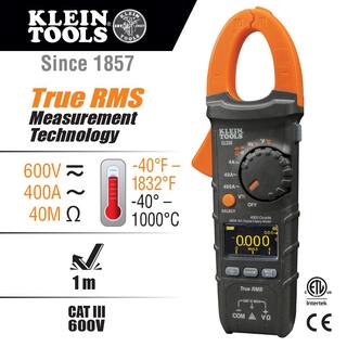 Klein Tools 400A AC Auto-Ranging Digital Clamp Meter CL330