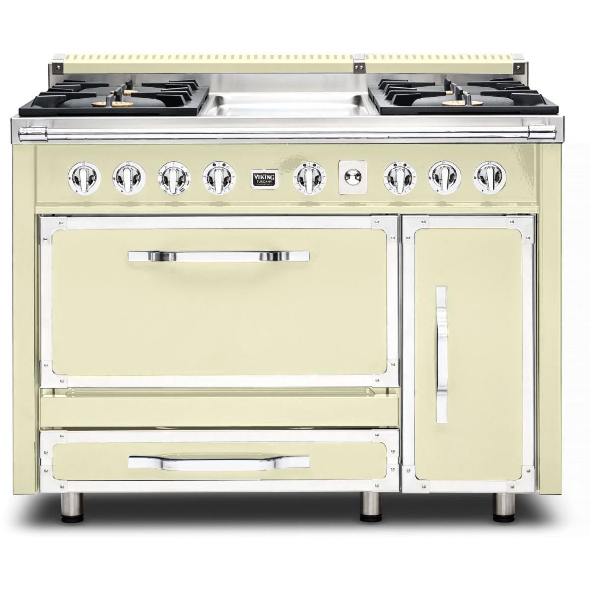 Viking 48-inch Freestanding Dual Fuel Range with True Convection Technology TVDR481-4GVC