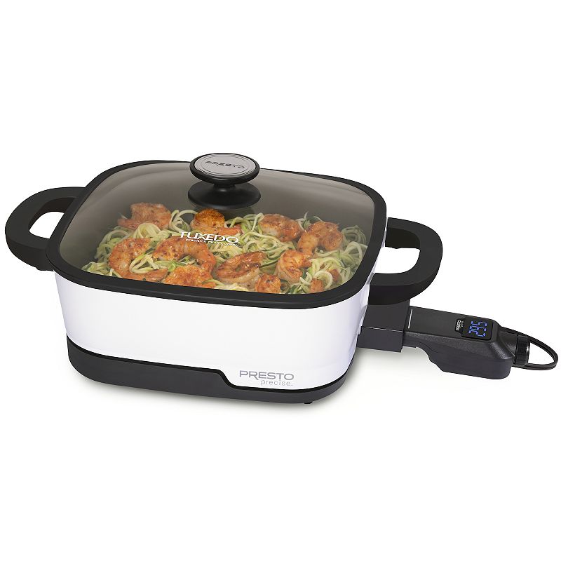 Presto Precise 12-in. Tuxedo Digital Precision Skillet Multi-Cooker