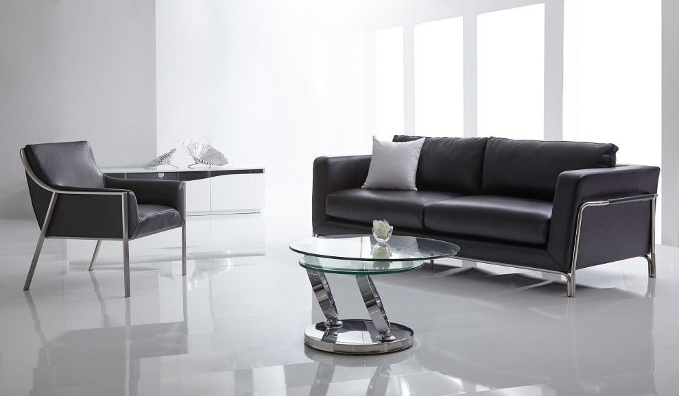 Swivel Round Coffee Table   Contemporary   Coffee Tables   by AFB Decor  Houzz