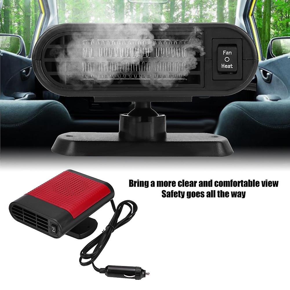 12v Car Portable Electric Window Heater Heating Dryer Windshield Fan Defroster Demister#1