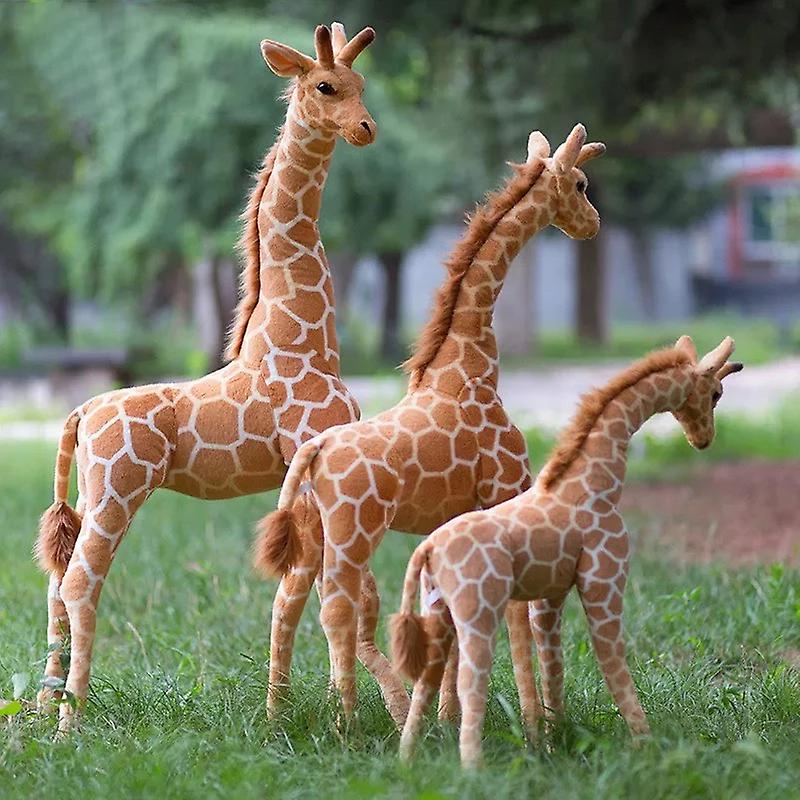 Born Pretty Giant Simulation Giraffe Plush Toy Doll Indoor Bar Lobby Room Decoration Ornaments Realistic Animal Photography Model Toy Gift