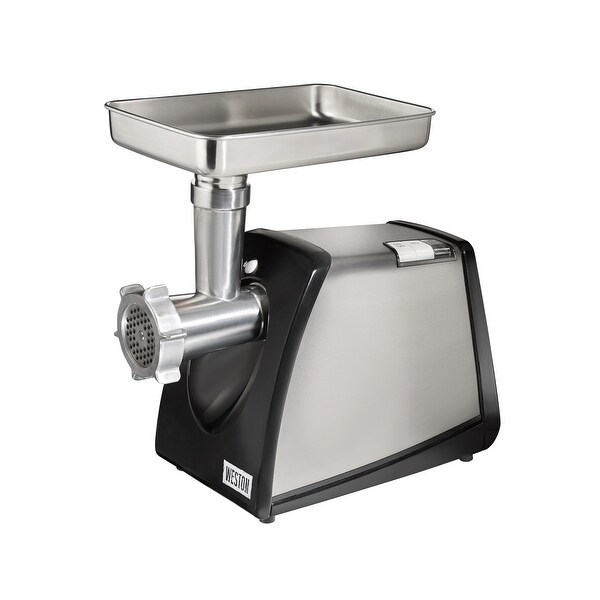 Weston #8 650 Watt Electric Meat Grinder and Sausage Stuffer