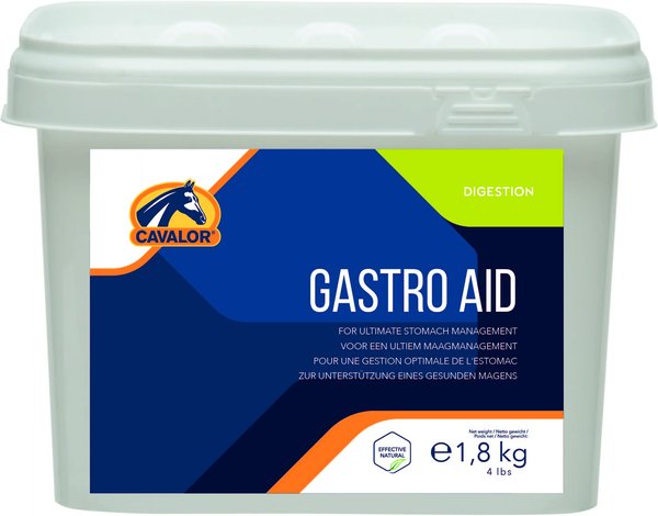 Cavalor Gastro Aid Digestive Support Powder Horse Supplement， 3.96-lb tub