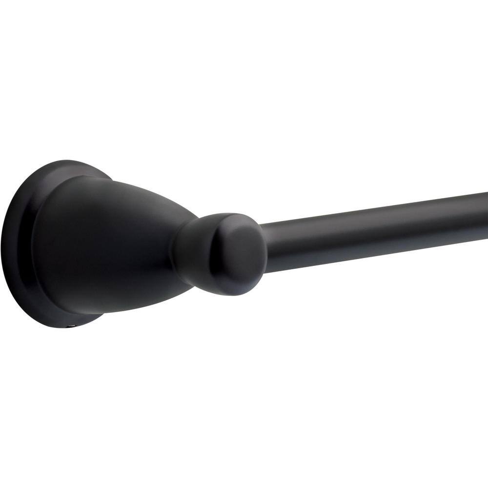 Franklin Brass Kinla 24 in. Towel Bar in Matte Black KIN24-MB