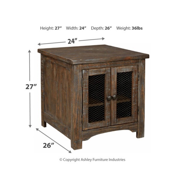 Danell Ridge Rectangular End Table Brown Signature Design By Ashley