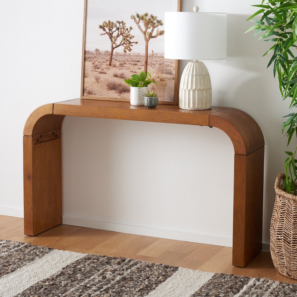 SAFAVIEH Liasonya Curved Console Table   52\