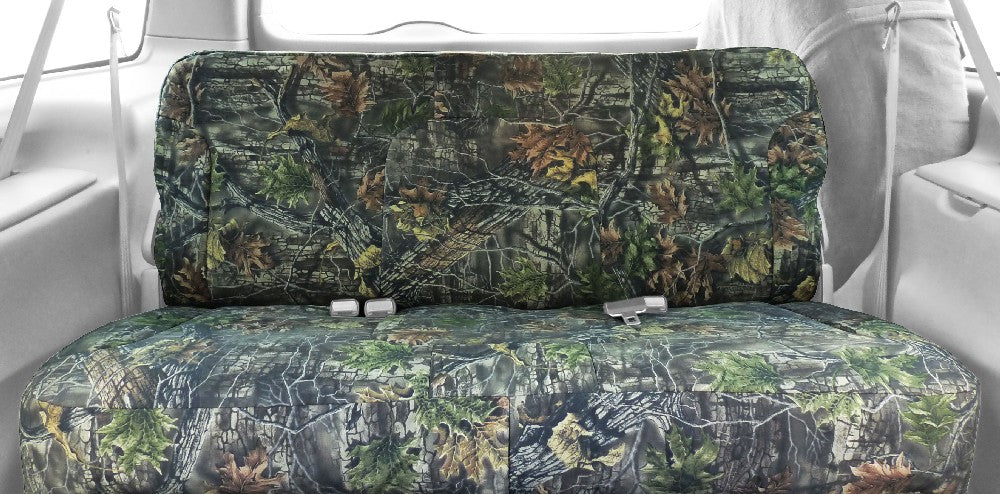 2003-2007 Ford F-250 Super Duty|Ford F-350 Super Duty|Ford F-450 Super Duty Rear Row Solid Bench Hunter Camouflage Insert and Trim Camouflage Custom Seat Cover