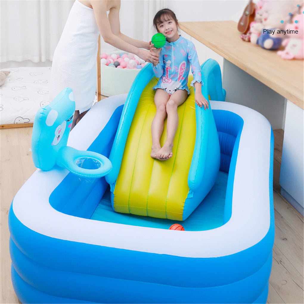 1111Fourone Water Slide Pool Party Kids Inflatable Slide Indoor Outdoor Children Water Playing Toy