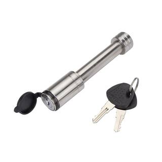 TowSmart 2.75 in. Stainless Barrel Style Receiver Hitch Pin Lock with Sleeve 734M