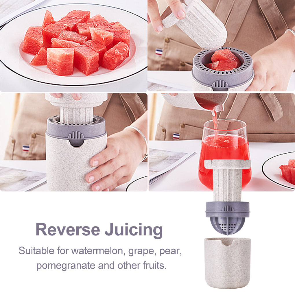 Manual Juicer Simple Home Fruit Juice Extractor Orange Lemon Squeezer Blender Double\-Sided Filter Drinking Machine Juice Tool