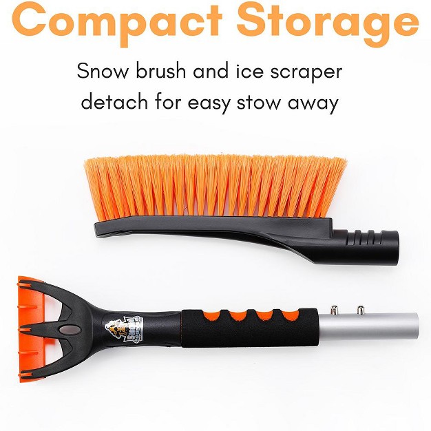 Snow Brush With Ice Scraper 2 Pack