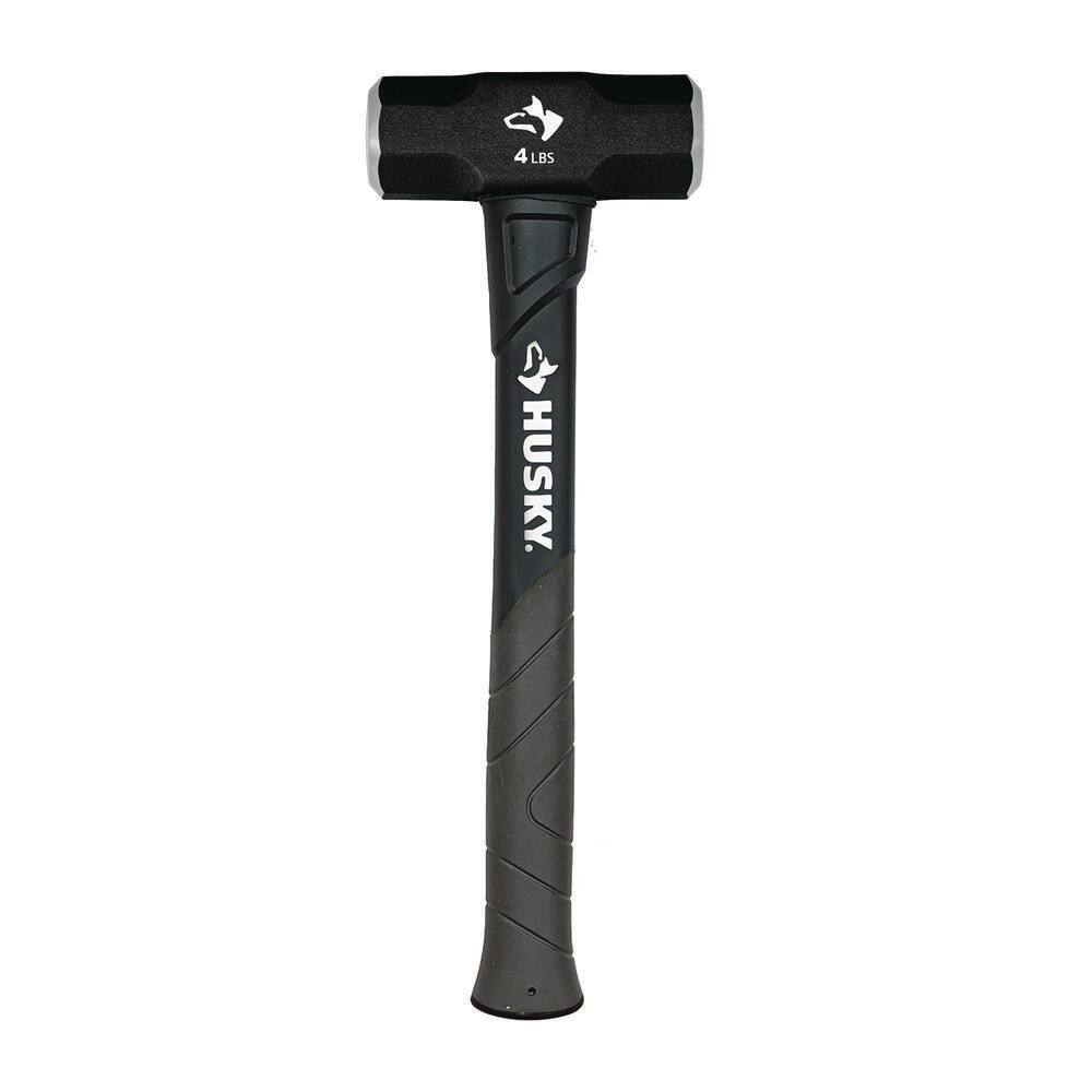 Husky 4 lbs. Engineer Hammer with 14 in. Fiberglass Handle 35299