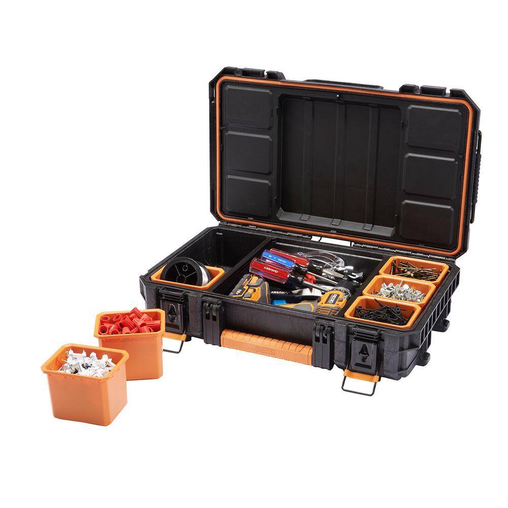 RIDGID 22 in. Pro Gear Small Parts Organizer Black 221735