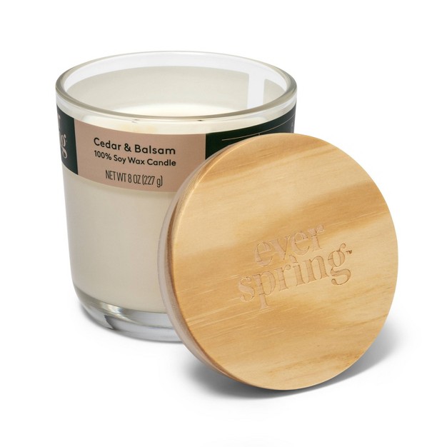 2 wick Cedar amp Balsam 100 Soy Wax Candle