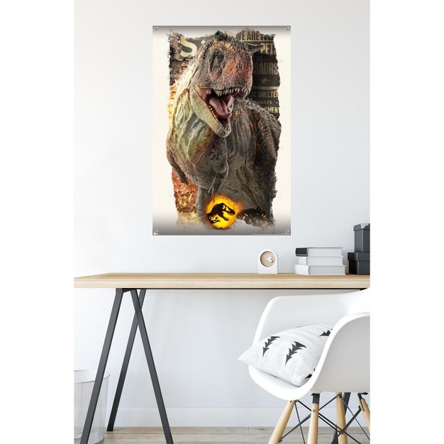 Trends International Jurassic World Dominion Carnotaurus Focal Unframed Wall Poster Prints