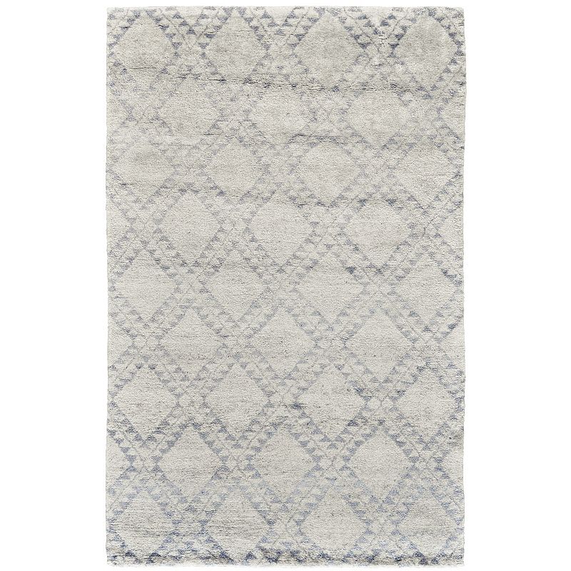 Weave and Wander Bahar Diamond Hand-Knotted Wool Rug