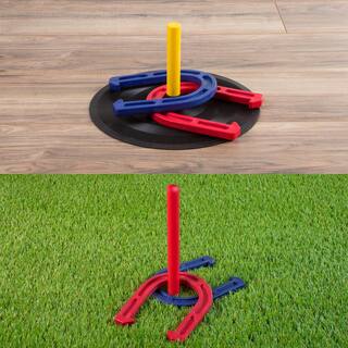 Hey! Play! Rubber Horseshoes Game Set M350028