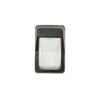 Commercial Electric 150W Equivalent Integrated LED Bronze Outdoor Vertical Wall Pack Over Door Light 3000 Lumens PRWX30-V-PC-4K-BZ