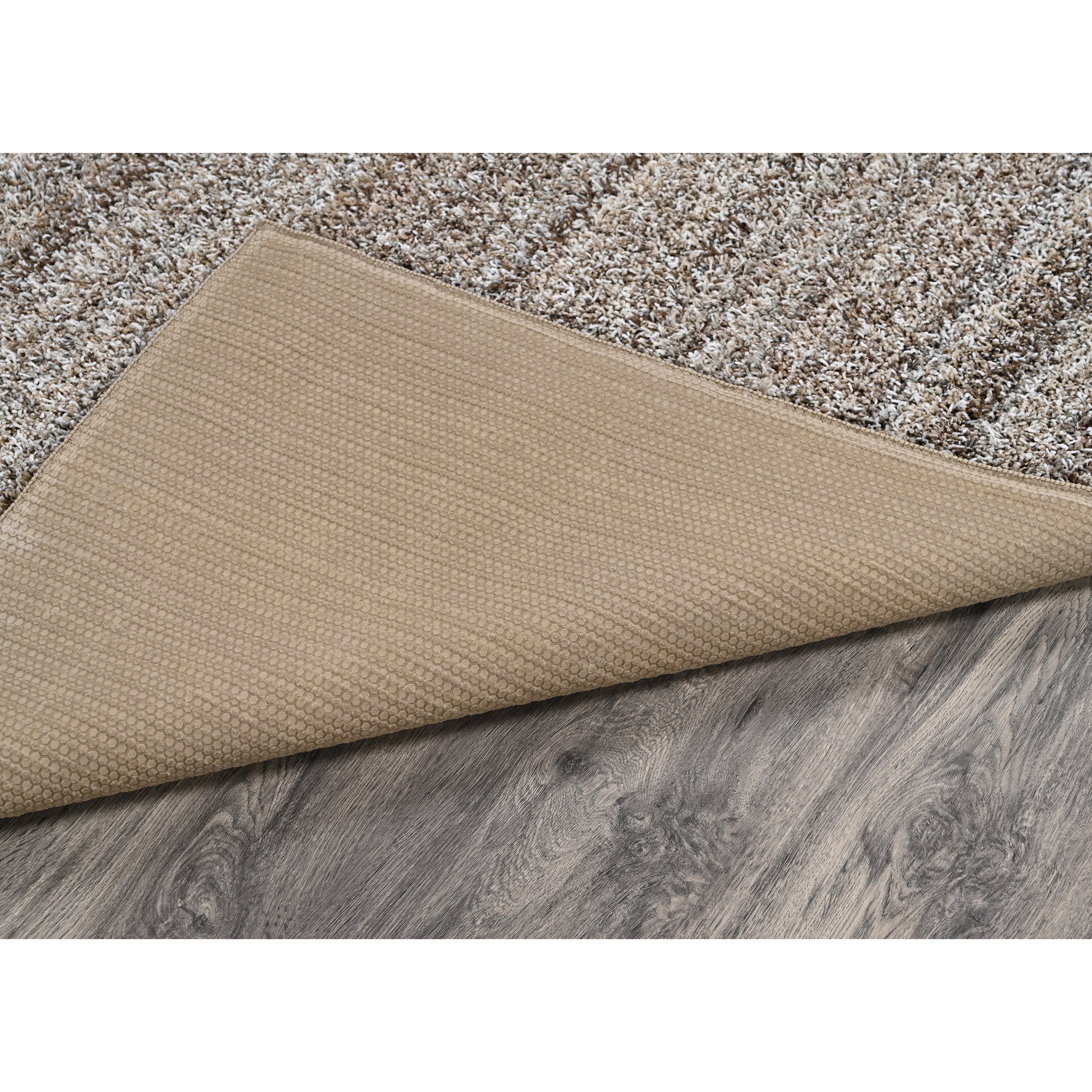 Garland Rug Striped Shag 6 ft. x 9 ft. Earth Tones Area Rug (Color and Design May Vary)