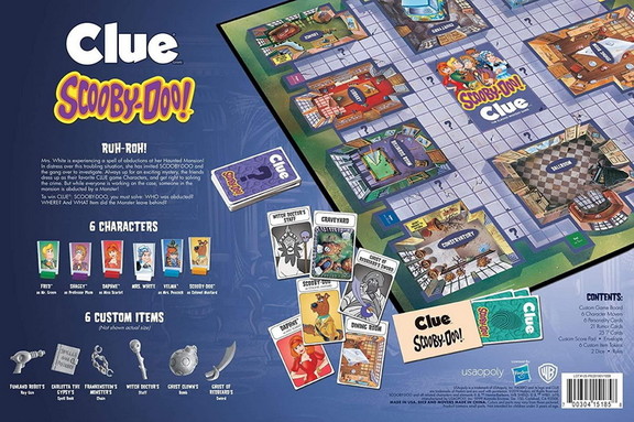 Scooby Doo! Clue Board Game  For 3 6 Players