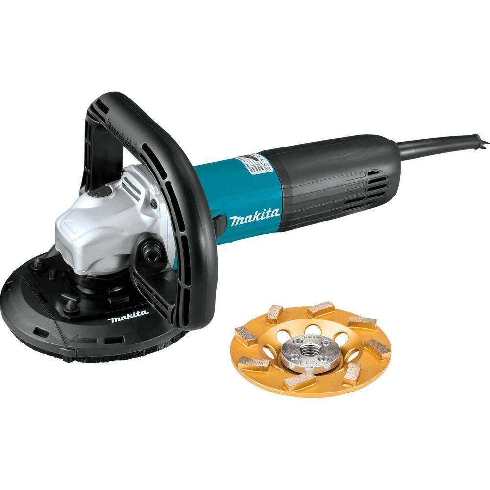 Makita 5 in. SJS II Compact Concrete Planer with Dust Extraction Shroud PC5010CX1