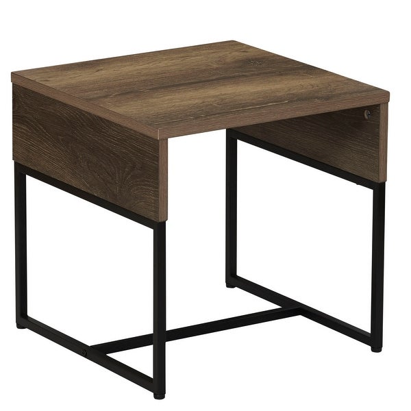 Wrap Modern End Table， Ashwood