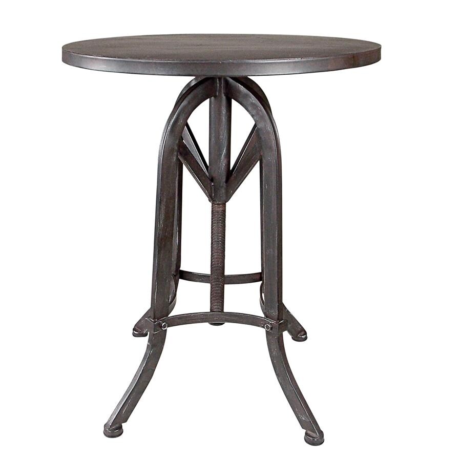 Design Toscano Industrial Revolution Adjustable Height Side Table