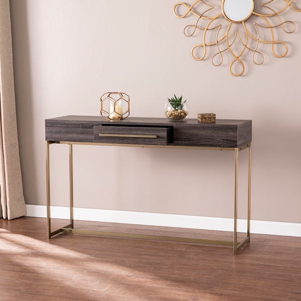 SEI Furniture Akela Transitional Console Table with Storage