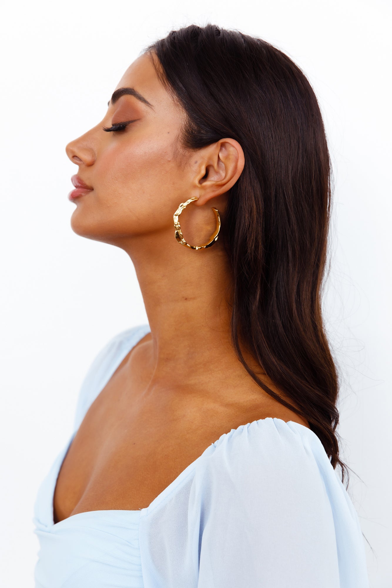 24K Gold Plated Slow Down Earrings