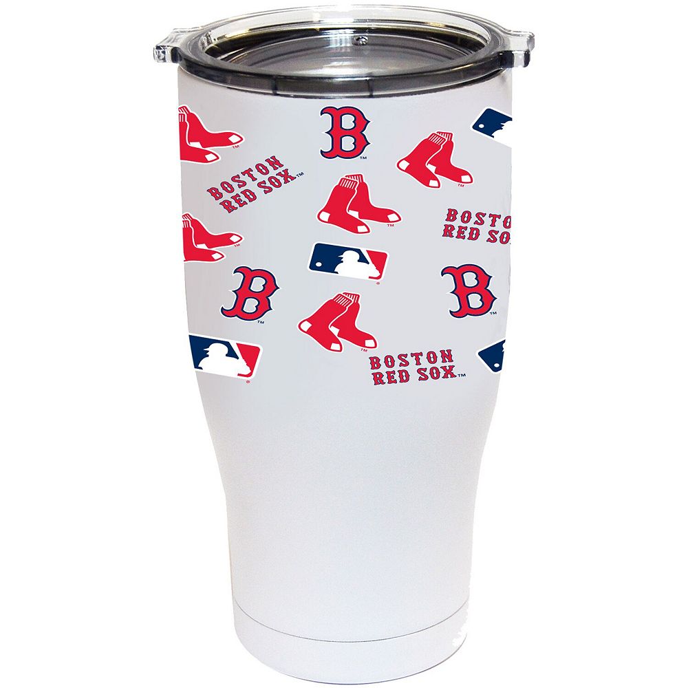 Boston Red Sox 24oz. Powder Coated Full Wrap Tumbler