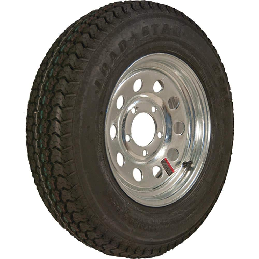 Loadstar ST205/75D-14 K550 BIAS 1760 lb. Load Capacity Galvanized 14 in. Bias Tire and Wheel Assembly 3S430