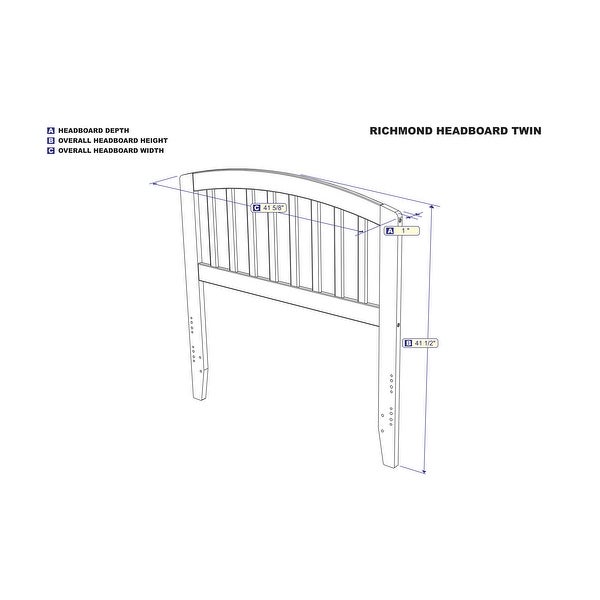 Richmond Mission Classic Headboard - - 12512034