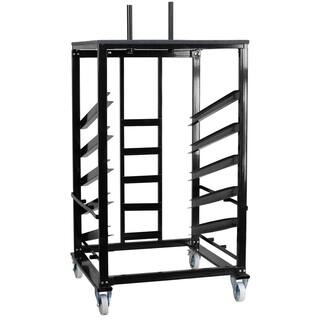 Carnegy Avenue Metal Dollies and Hand Trucks Utility Cart in Black CGA-XF-20170-BL-HD