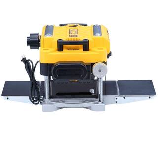 DW 15 Amp Corded 13 in. Heavy-Duty 2-Speed Bench Planer with (3) Knives In Feed Table and Out Feed Table DW735X