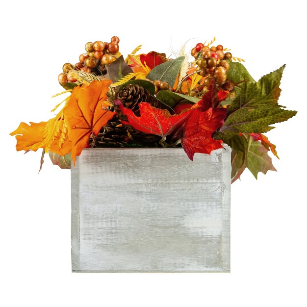 Autumn Harvest Arrangement In A 