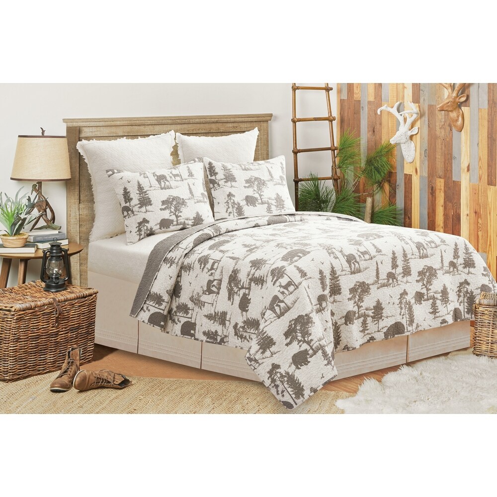 Henderson Hideaway Reversible Rustic Full/Queen Quilt Set