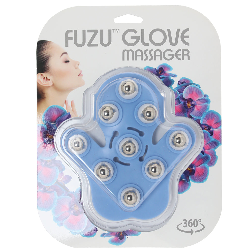 Fuzu Glove Massager in Blue