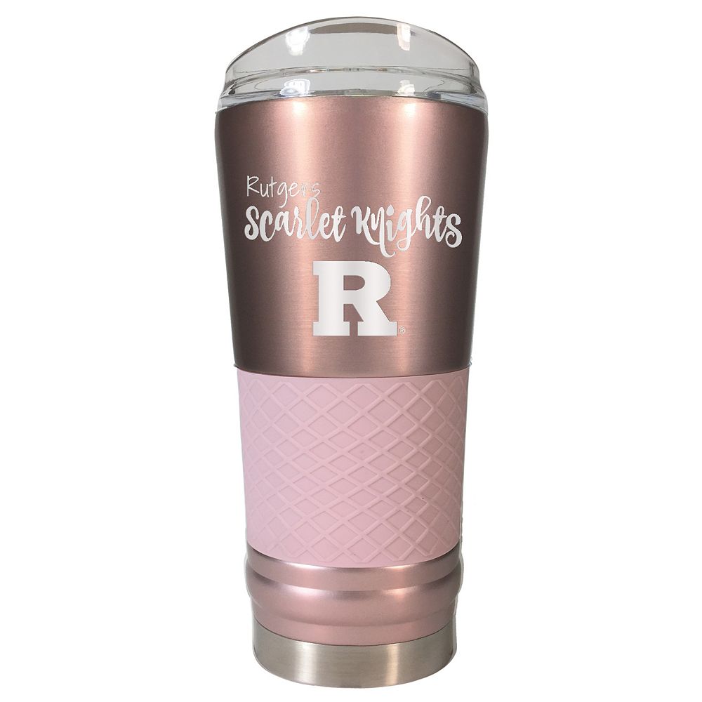 Rutgers Scarlet Knights 24-Ounce Draft Rose Gold Tumbler