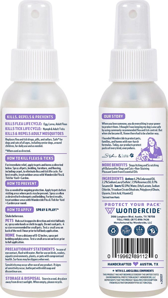 Wondercide Rosemary Home and Pet Flea and Tick Spray