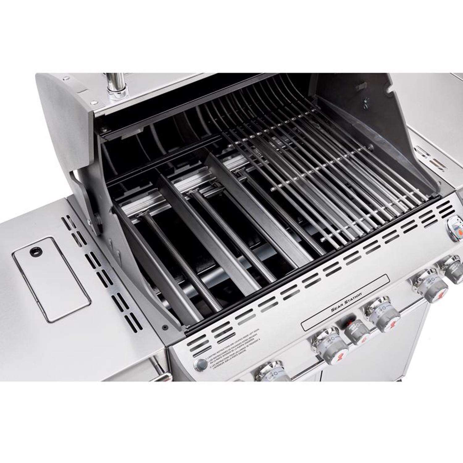 Weber Summit S-470 4 Burner Liquid Propane Grill Stainless Steel